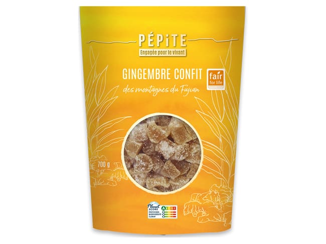 Zenzero candito bio 700 g - Pépite