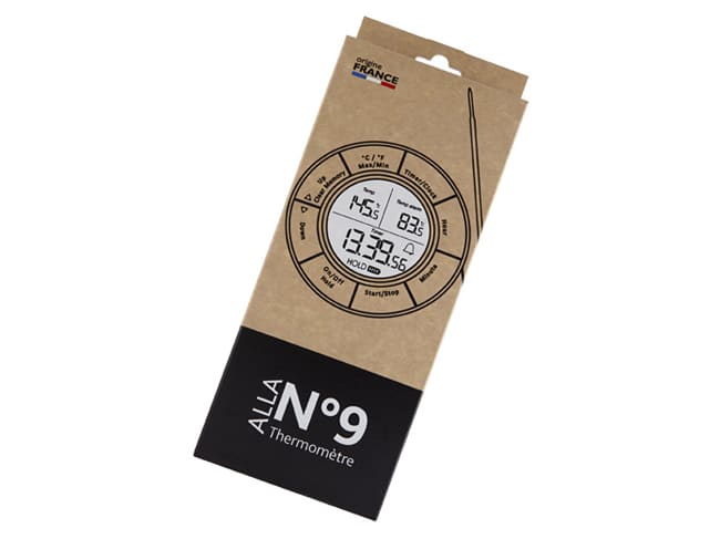 Termometro digitale con sonda - da -50°C a +300°C - N. 9 - Alla France