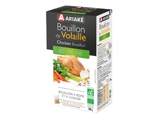 Infusione di brodo di pollo biologico
