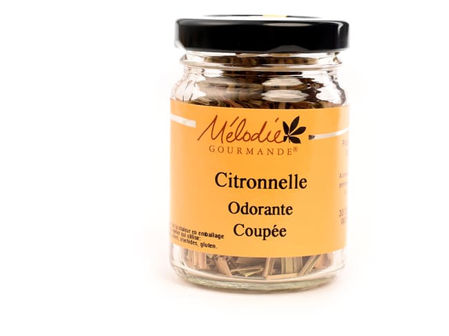 Foglie di citronella profumata - 8 g - Mélodie Gourmande