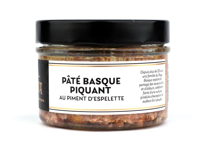 Paté basco al peperoncino di Espelette - 190 g - Leohia