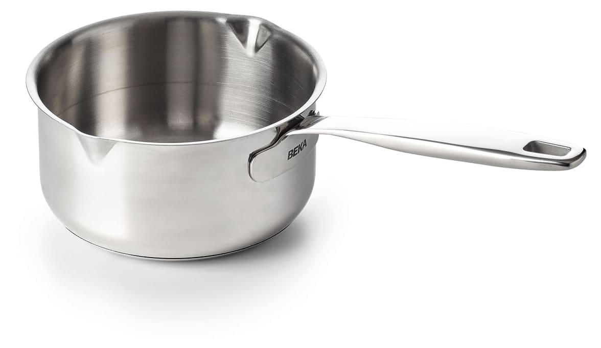 Casseruola Padella Antiaderente Manico in Legno Pentola per Salse in Acciaio Inossidabile Oro Rosa(#1