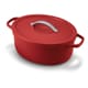 Casseruola ovale Plume - rosso aranciato - 31 cm - Beka