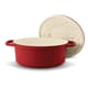 Casseruola ovale Plume - rosso aranciato - 31 cm - Beka