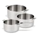Pentole in acciaio inossidabile Beka Evolution - Set di 3 - Ø 16 - 18 - 20 cm - Beka
