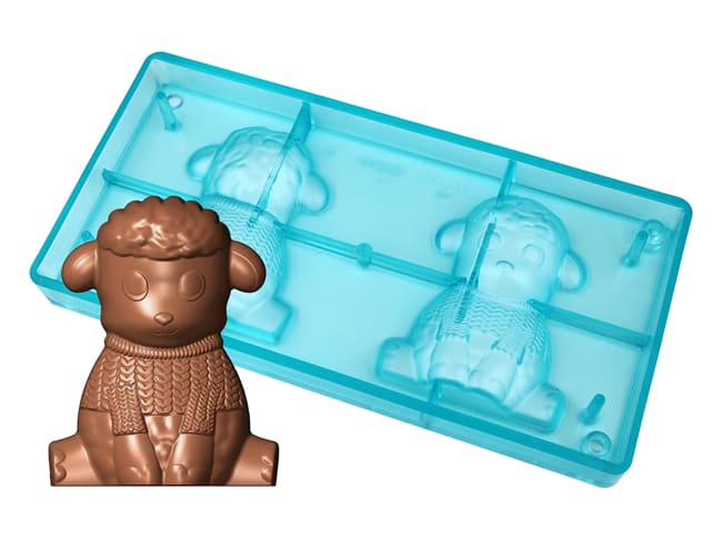 Stampo per cioccolato - Agnello con maglia