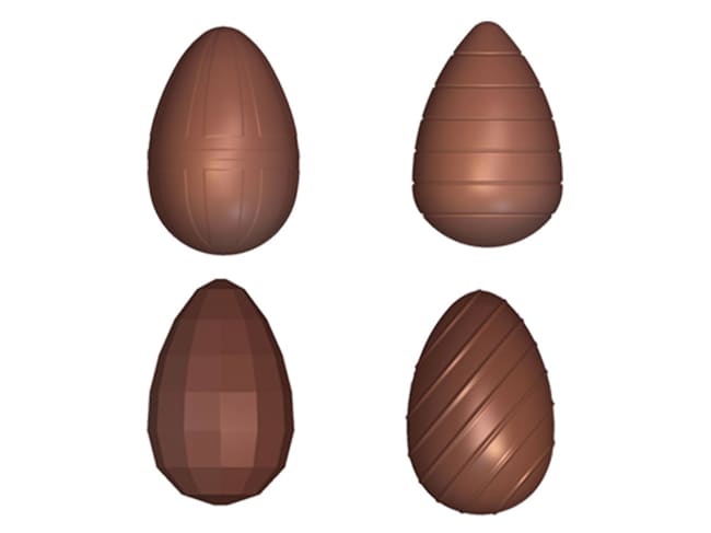 Stampo per 4 uova di cioccolato