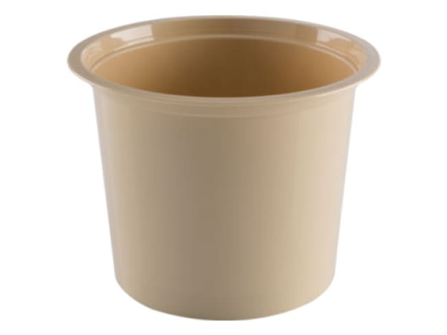Contenitore rotondo Carty per conservazione - beige - 12.5 cl (x 25) - Carty