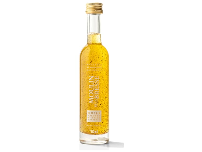 Miscela di olio di mandorla e fava tonka - 25 cl - Moulin de la Bresse