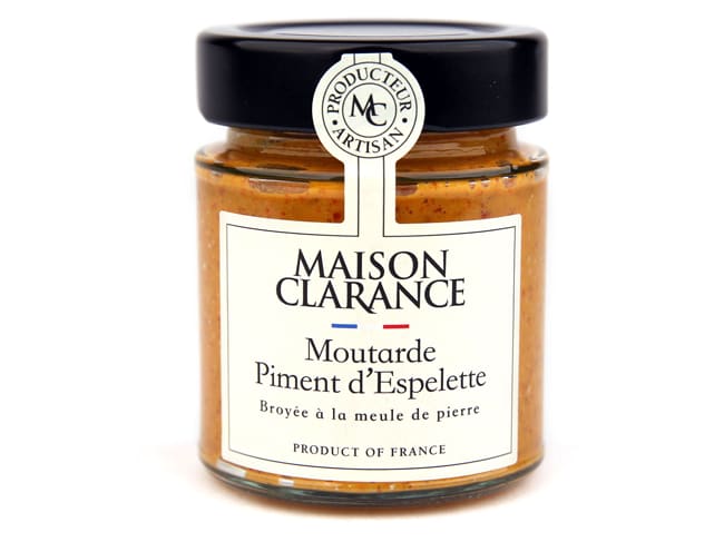 Senape al peperoncino di Espelette DOP - 150 g - Maison Clarance