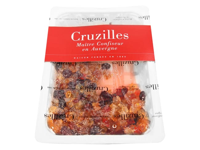 Assortimento di frutta candita "luminosa" - per pasticceria - 500 g - Cruzilles