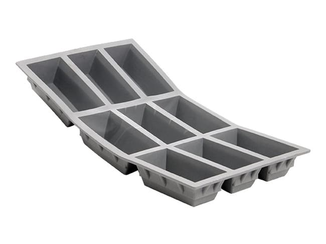 Stampo in silicone Elastomoule - 9 plumcake - 30 x 17,6 cm - De Buyer