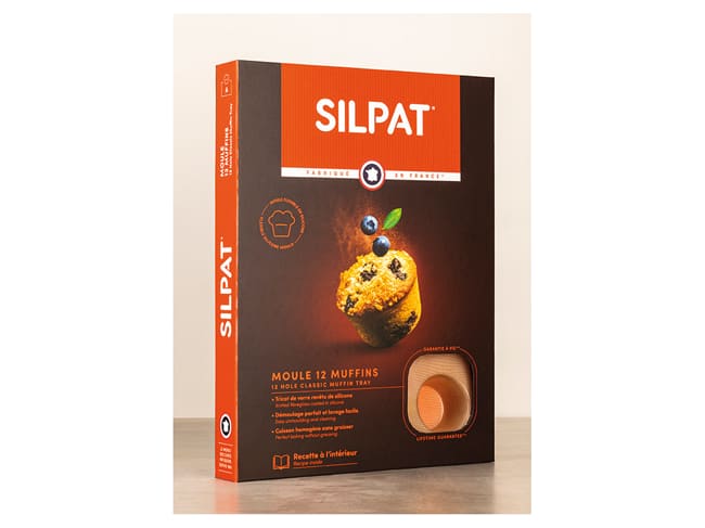 Stampo silicone muffin Silpat - 12 muffins - 40 x 30 cm - Demarle