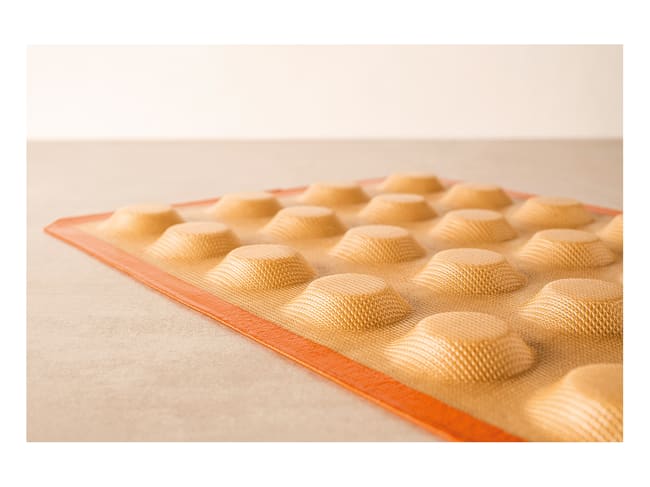 Stampo silicone Silpat mini crostatine - 24 crostatines - 40 x 30 cm - Demarle