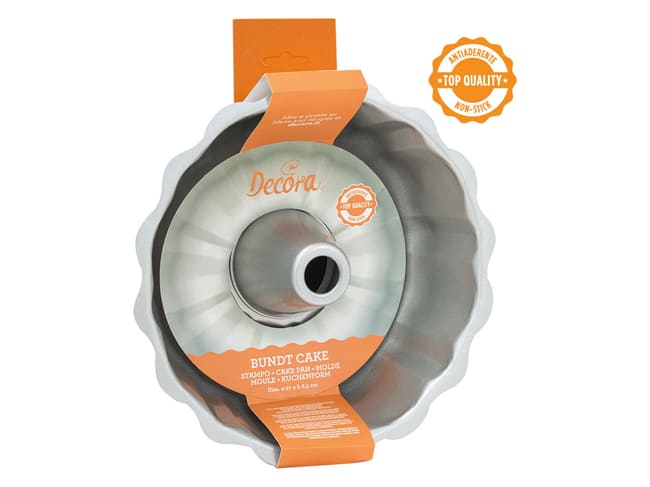 Stampo da savarin ondulato - Ø 27 x H 8,5 cm - Decora