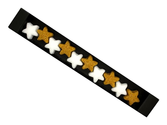 Scatola di zucchero - Mini stelle - x 10 - Ercus Sucre