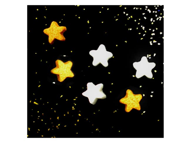 Scatola di zucchero - Mini stelle - x 10 - Ercus Sucre