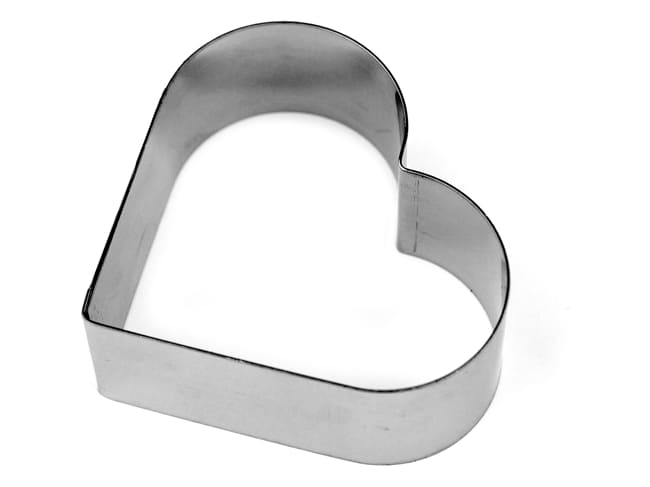 Cornice a cuore in acciaio inox - 8,5 x 7 cm - Gobel