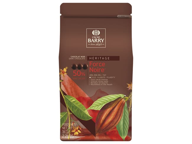 Burro di cacao in pasticche - 1 kg - Cacao Barry - Meilleur du Chef