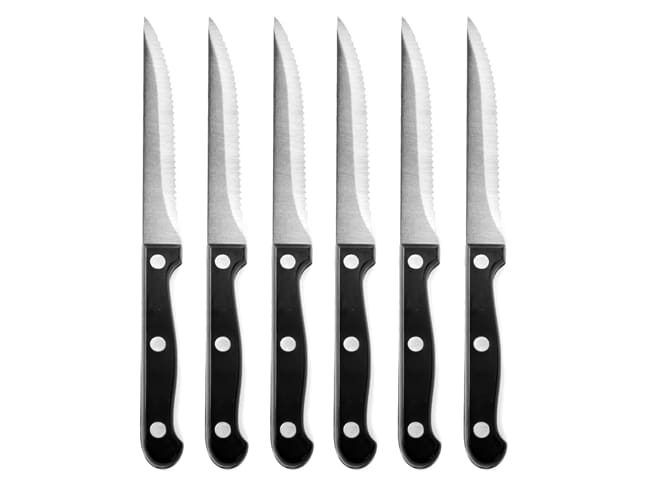 Coltello da bistecca (x 6) - lama da 10,5 cm - Hendi