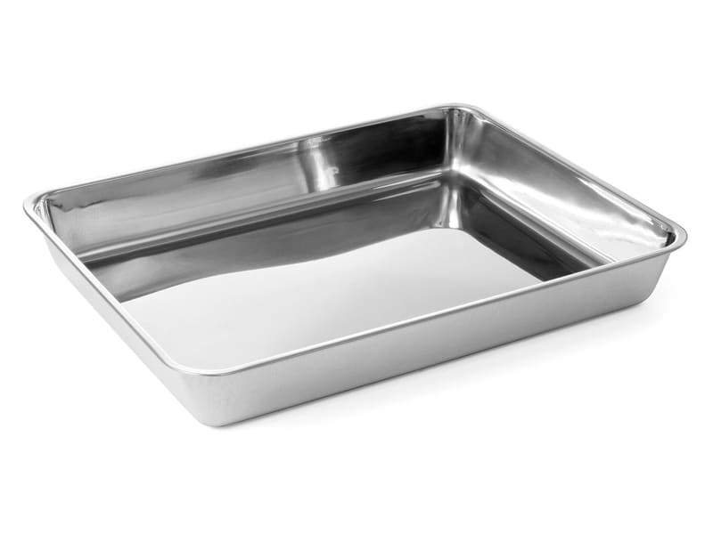 TEGLIA RETTANGOLARE CM 40 ACCIAIO INOX