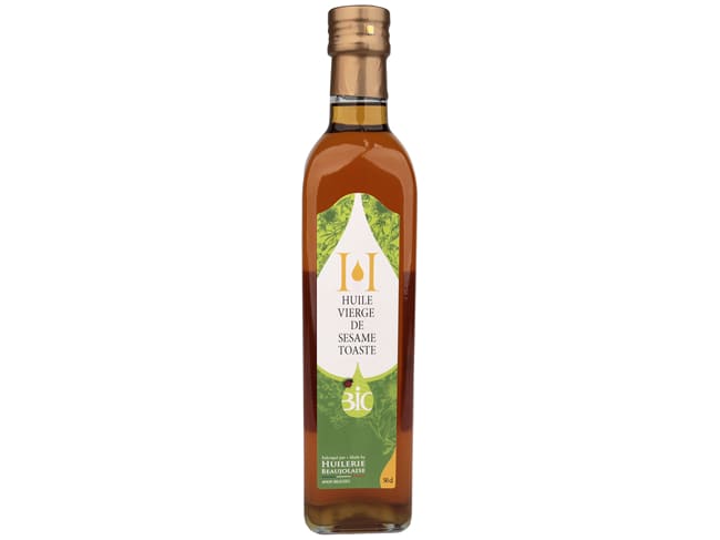 Olio di sesamo vergine biologico - 50 cl - Huilerie Beaujolaise