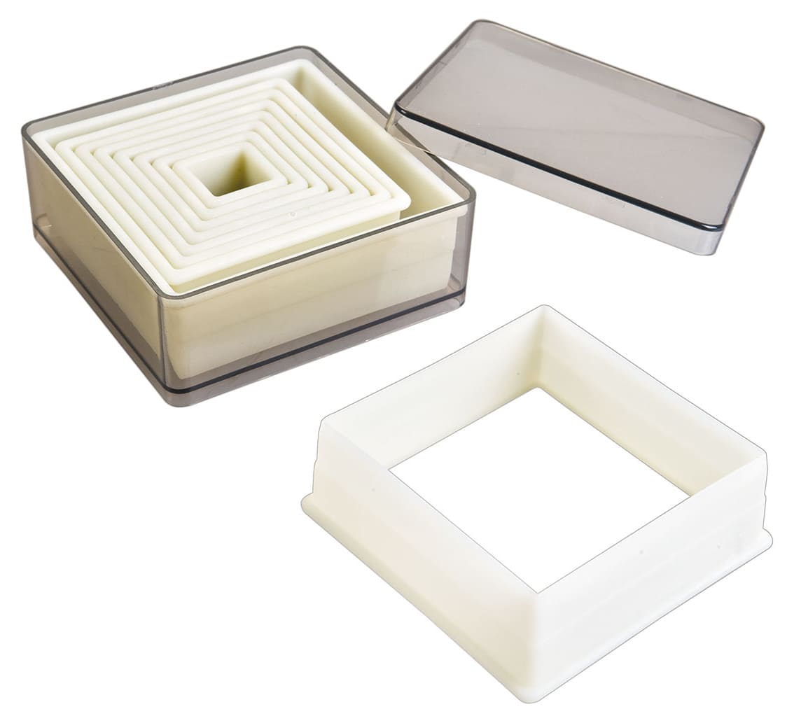 Fustella semplice quadrata - scatola da 9 pezzi - Ibili - Meilleur du Chef