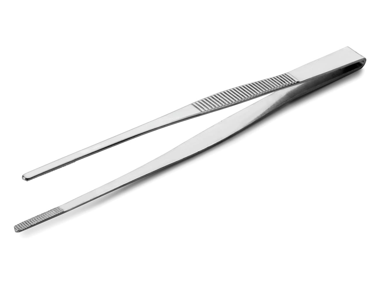 PINZA PINZETTA CHEF A GOMITO DA CUCINA IN ACCIAIO INOX CM 21 DE