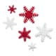 Stampi ad espulsione - Forma fiocco di neve - 3 pezzi - Ibili