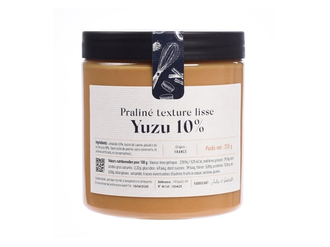 Pralina liscia yuzu 10% - 250 g - Meilleur du Chef