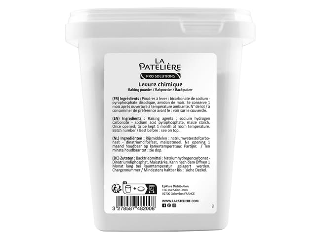 Lievito chimico - 1 kg - La Patelière