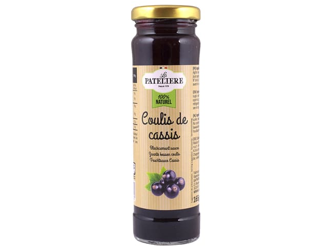 Salsa naturale di ribes nero - 165 g - La Patelière