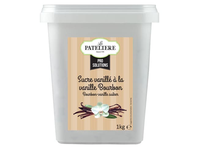 Zucchero vanigliato naturale alla vaniglia di Bourbon - 1 kg - La Patelière