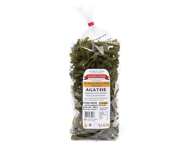 Tagliatelle all'aglio selvatico - 250 g - Les Belles D'Antan