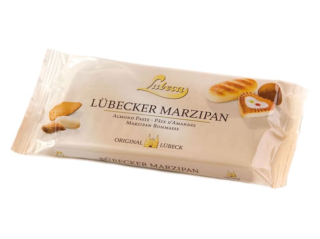 Pasta di mandorle Suprême 52% - Mandorle mediterranee - 200 g - Lubeca