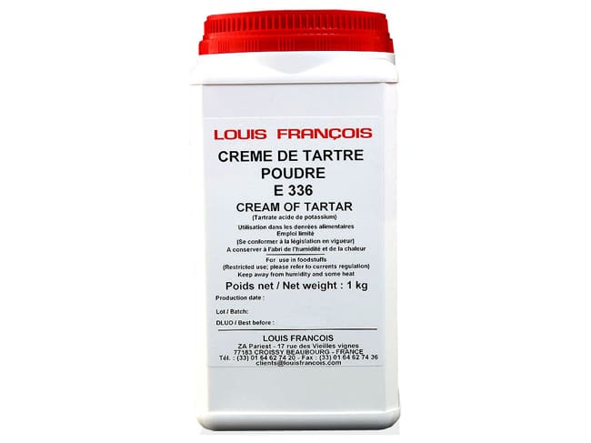 Cremor tartaro - 1 kg - Louis François