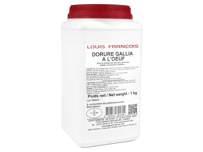 Doratura all'uovo in polvere - Gallia - 1kg - Louis François