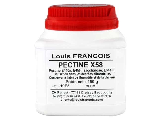 Pectina di frutta X 58 - 150 g - Louis François