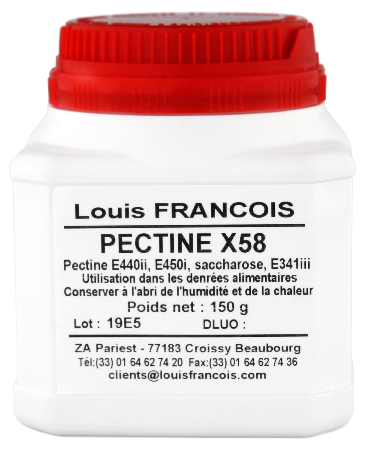 Pectina di frutta X 58 150 g Louis François Meilleur du Chef