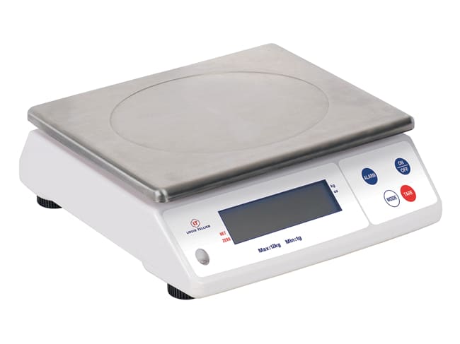 Bilancia elettronica professionale - 12 kg / 1 g - Tellier