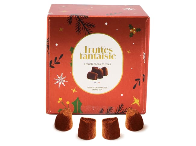 Tartufi al cioccolato di Natale - Cookie - 100 g - Chocolat Mathez