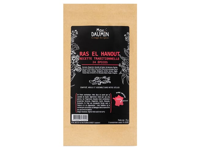 Spezie Ras el Hanout - Miscela tradizionale - 70g - Max Daumin