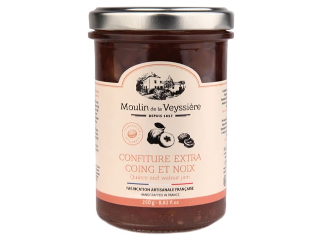 Confettura di mele cotogne e noci - 250 g - Moulin de la Veyssière