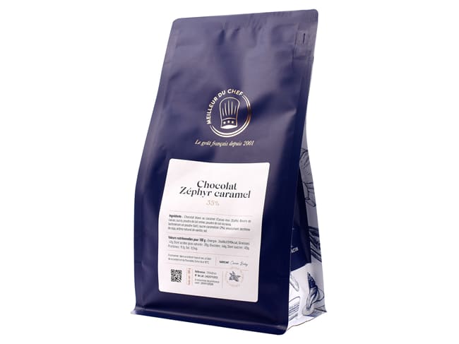 Cioccolato Zéphyr pastiglie al caramello - 35% cacao - 500 g - Cacao Barry
