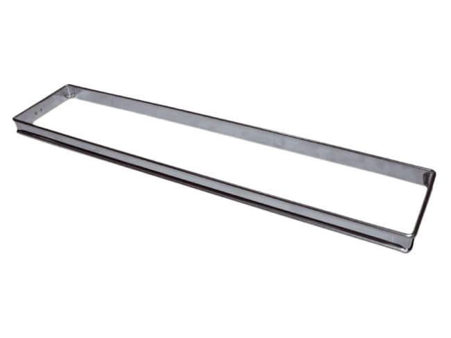 Cornice rettangolare per crostata - Altezza 2,5 cm - 35 x 11 cm - Mallard Ferrière