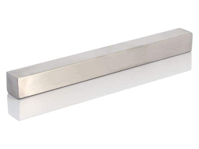 Barra in acciaio inox per stampo viennoiserie - 25 x 2,5 x altezza 2,5 cm - Mallard Ferrière