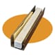 Barra in acciaio inox per stampo viennoiserie - 25 x 2,5 x altezza 2,5 cm - Mallard Ferrière