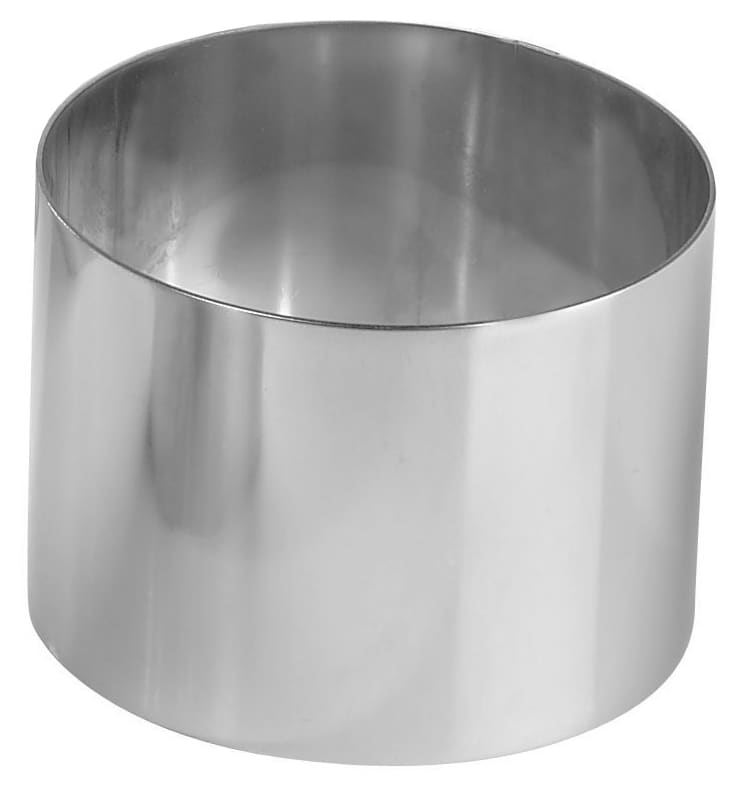 Cercle à vacherin inox H 6 cm 24 cm