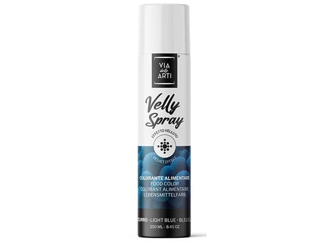 Colorante spray effetto vellutato - 250 ml - Blu - Velly Spray