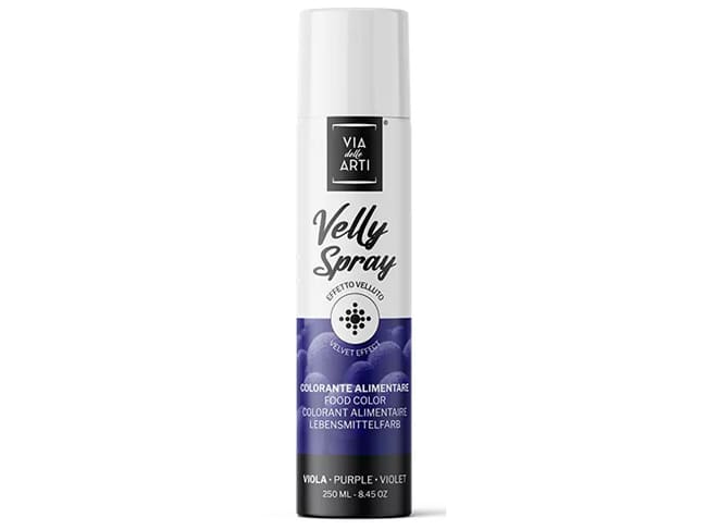 Colorante spray effetto vellutato - 250 ml - Viola - Velly Spray